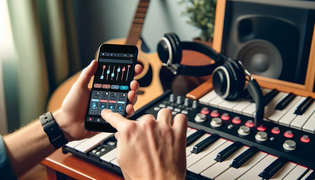 using garageband on iphone